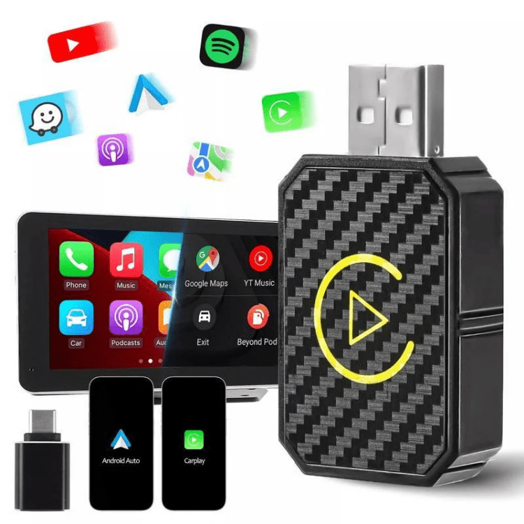 Marcherelle™ – Draadloze CarPlay-adapter compatibel met iOS en Android 7