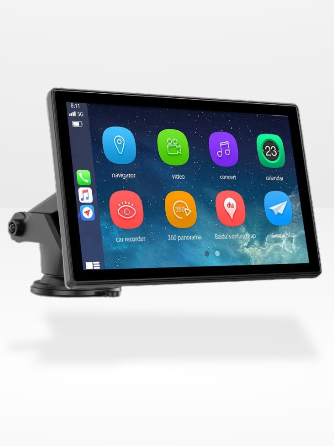 Marcherelle™ – Draadloze CarPlay-autoradio met 9-inch HD-touchscreen 0