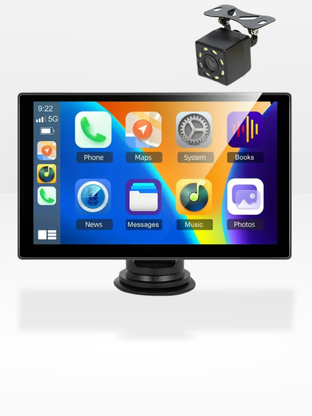 Marcherelle™ – Draadloze CarPlay-autoradio met 9-inch HD-touchscreen 3