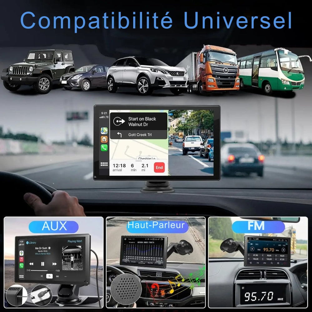Marcherelle™ – Draadloze CarPlay-autoradio met 9-inch HD-touchscreen 5