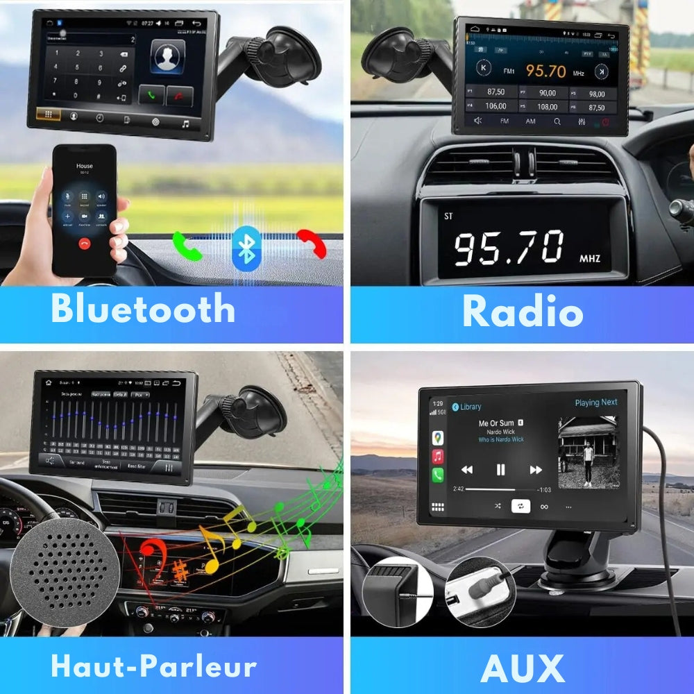 Marcherelle™ – Draadloze CarPlay-autoradio met 9-inch HD-touchscreen 6