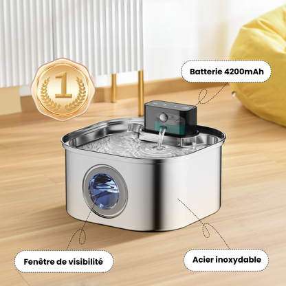 Marcherelle™ – Draadloze kattenfontein met 3 standen voor schoon en fris water 1