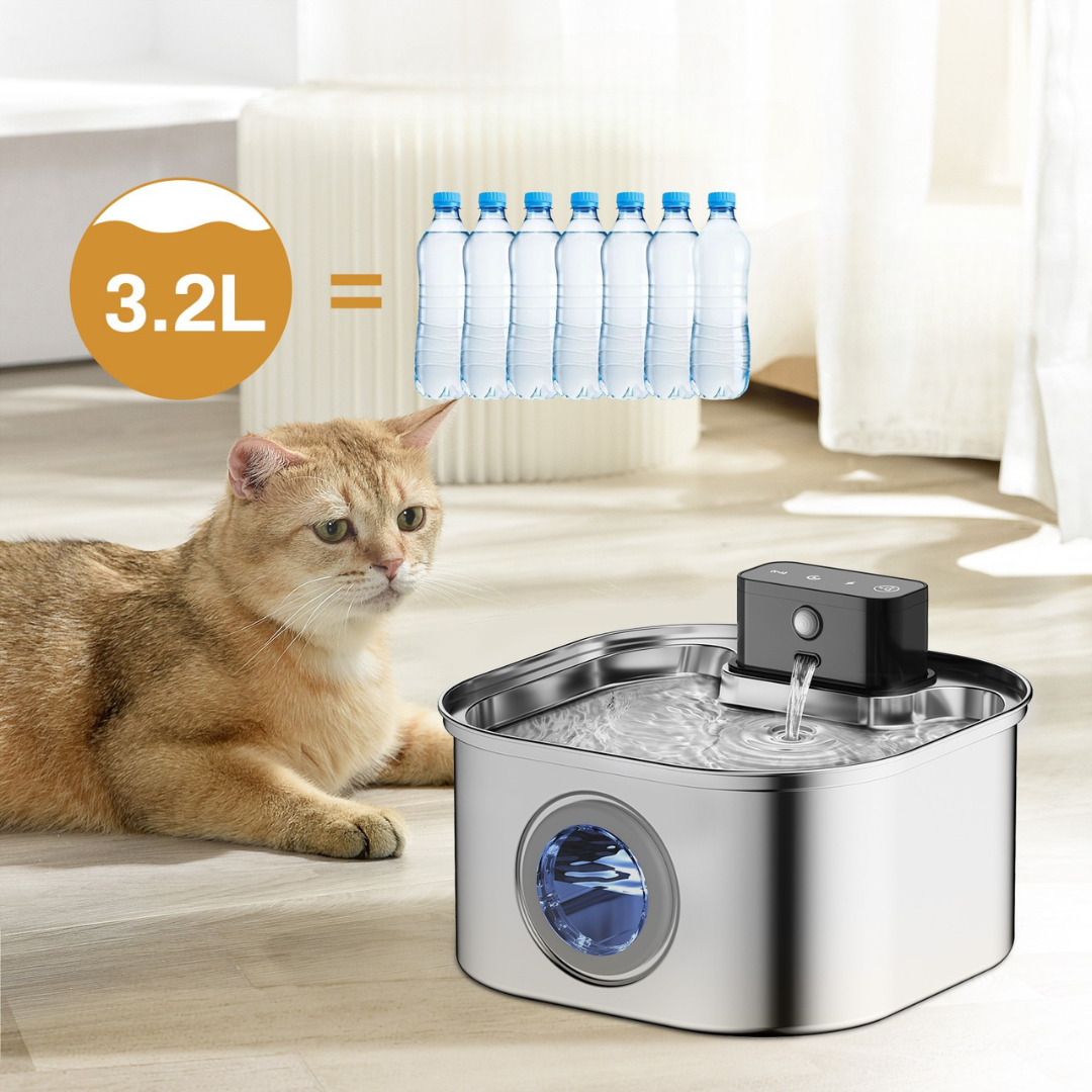 Marcherelle™ – Draadloze kattenfontein met 3 standen voor schoon en fris water 4