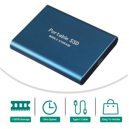 Marcherelle™ – Draagbare externe SSD-harde schijf, hoge snelheid USB 3.1 3