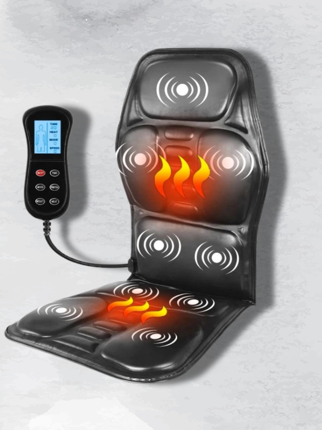 Marcherelle™ – Elegant en comfortabel leren verwarmings- en massagekussen 2