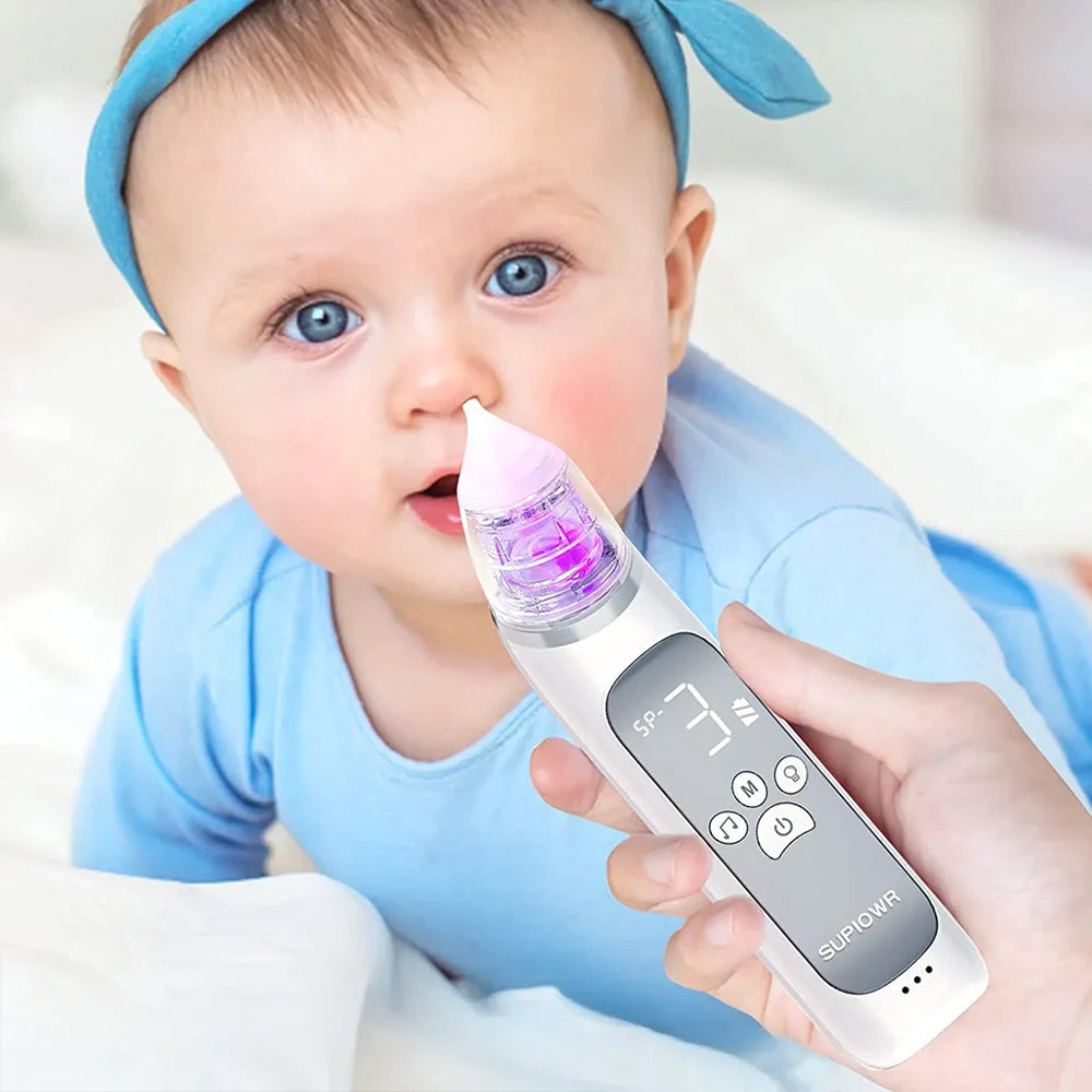 Marcherelle™ – Elektrische babyneuszuiger met 3 zuigstanden 0