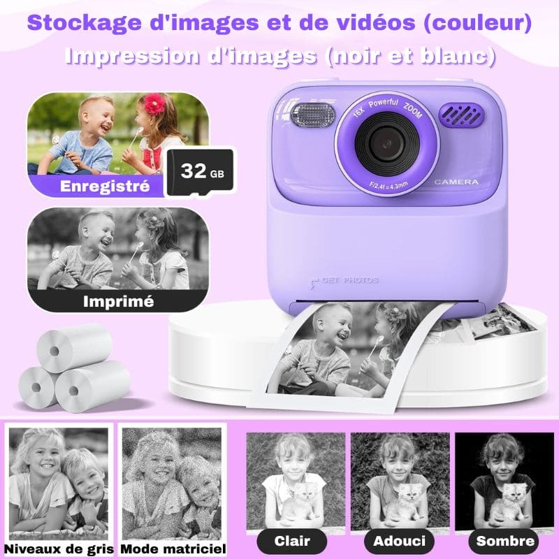 Marcherelle™ – Instantcamera voor creatieve kinderen 6