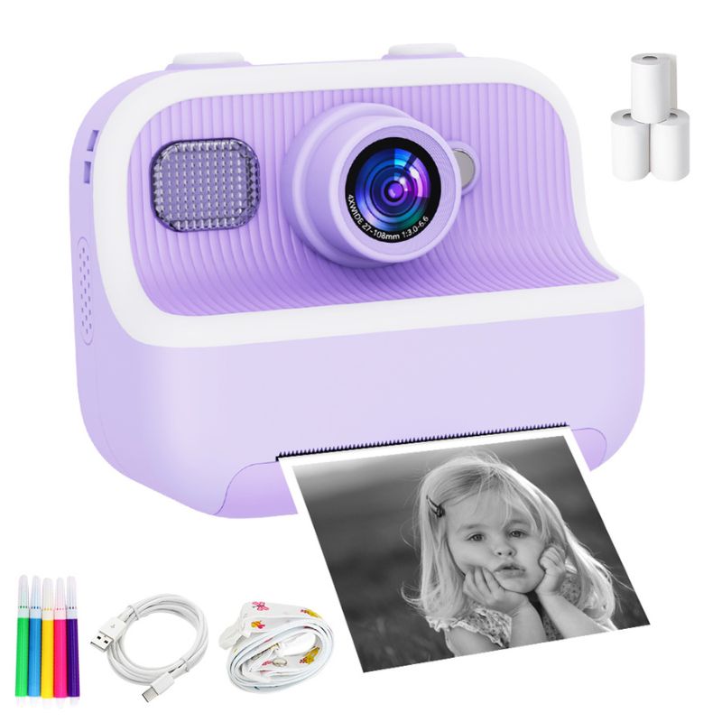 Marcherelle™ – Kindercamera met direct inktloos printen 0