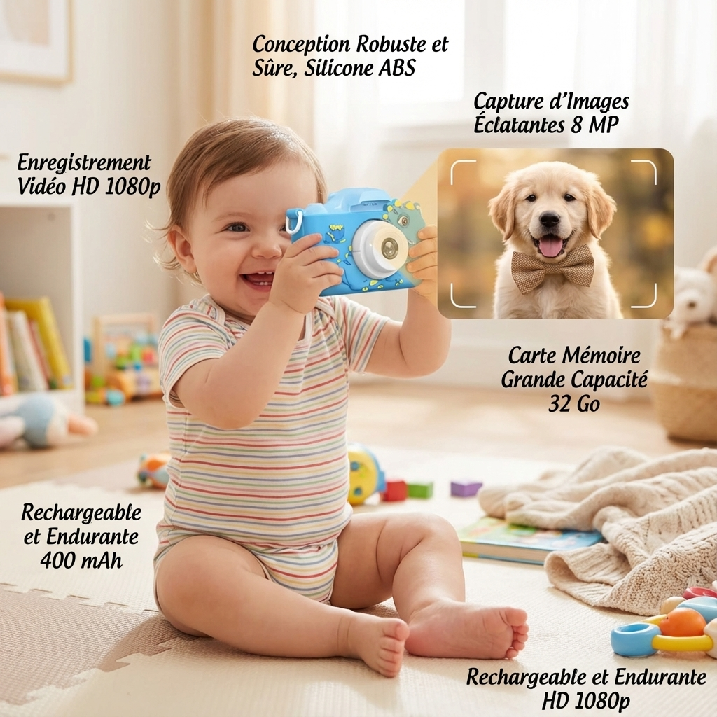 Marcherelle™ – Kindercamera voor het vastleggen van eerste herinneringen 4