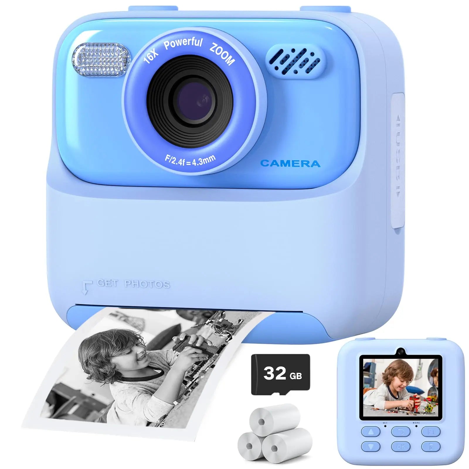 Marcherelle™ – Leuke en creatieve instantcamera voor kinderen met print 1