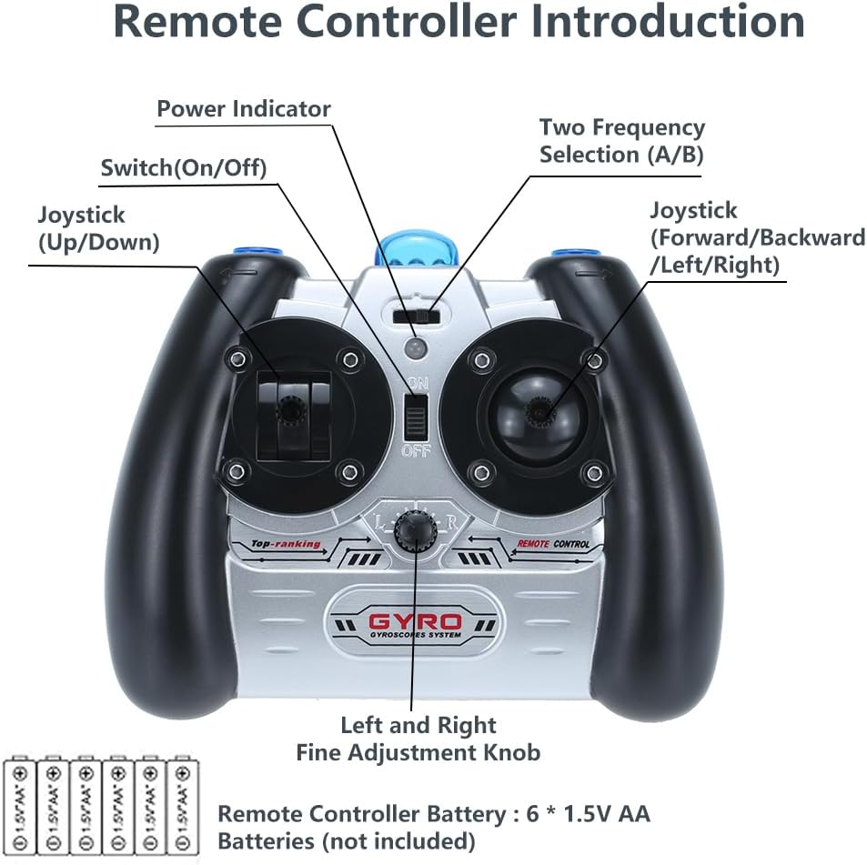 Marcherelle™ – Mini RC-helikopter met gyroscopisch systeem 8