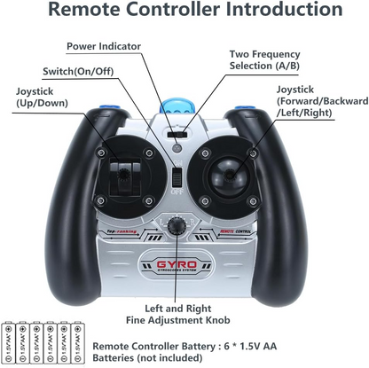 Marcherelle™ – Mini RC-helikopter met gyroscopisch systeem 8