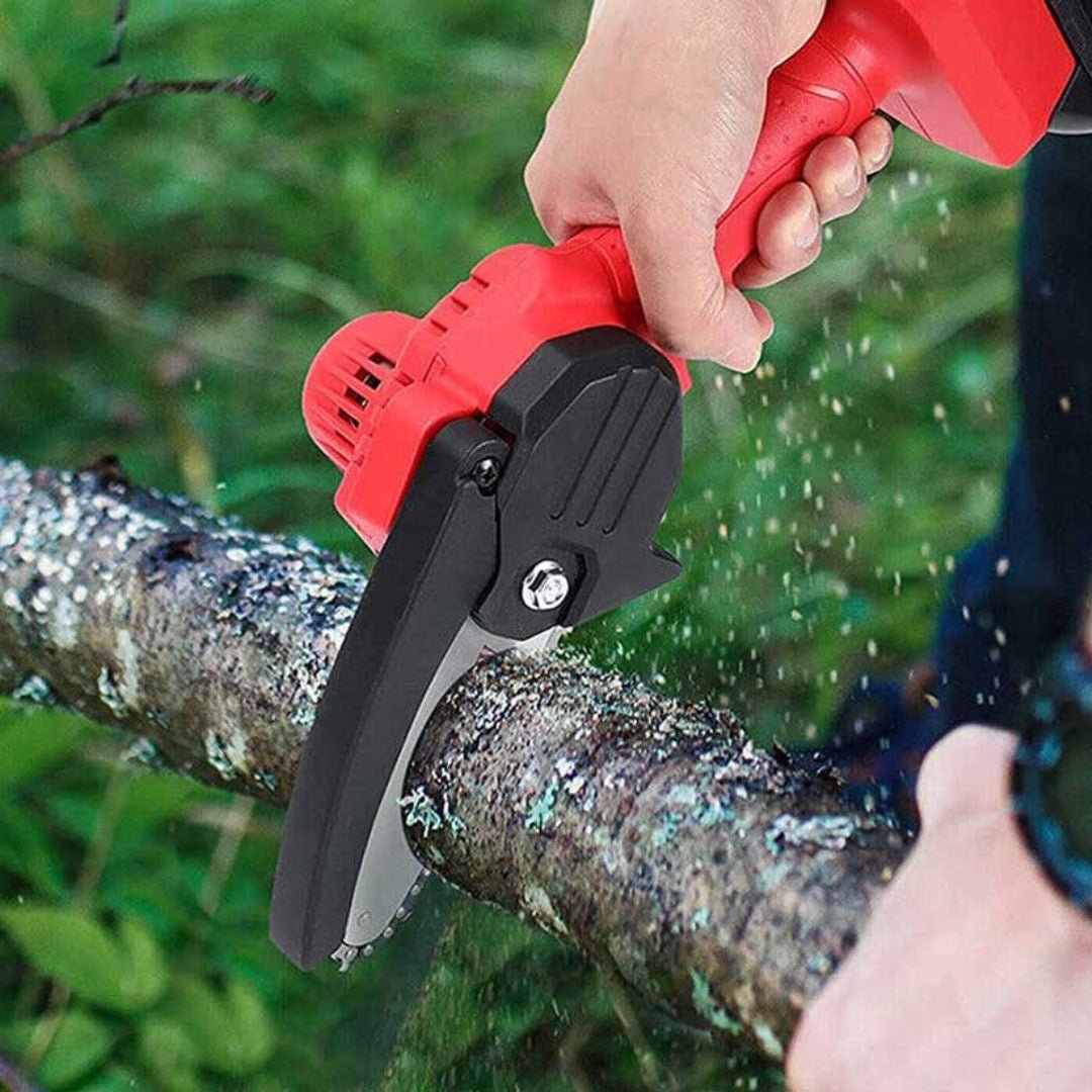 Marcherelle™ – Mini draadloze elektrische kettingzaag, oplaadbaar en lichtgewicht 0