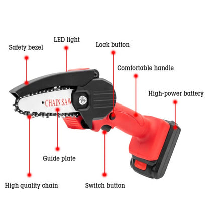 Marcherelle™ – Mini draadloze elektrische kettingzaag, oplaadbaar en lichtgewicht 7