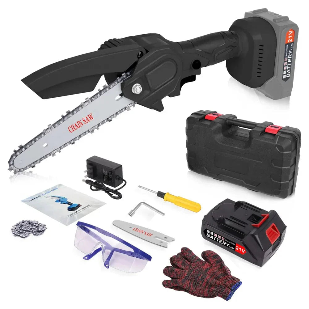 Marcherelle™ – Premium snoerloze professionele mini-elektrische kettingzaag (+ gratis accu) 0