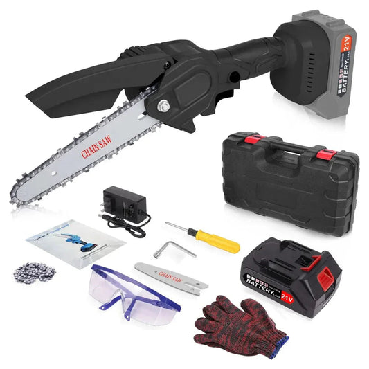 Marcherelle™ – Premium snoerloze professionele mini-elektrische kettingzaag (+ gratis accu) 0