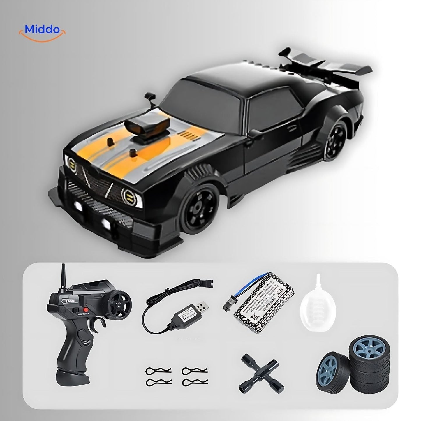 Marcherelle™ – Snelle 4WD RC-auto met snel- en nauwkeurig opladen 1