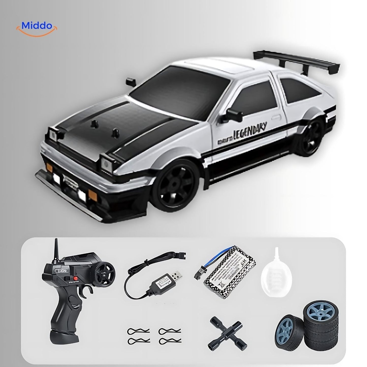 Marcherelle™ – Snelle 4WD RC-auto met snel- en nauwkeurig opladen 3