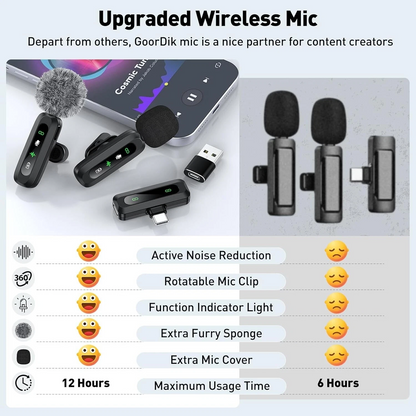 Marcherelle™ – USB-C draadloze lavaliermicrofoon voor helder en stabiel geluid 4