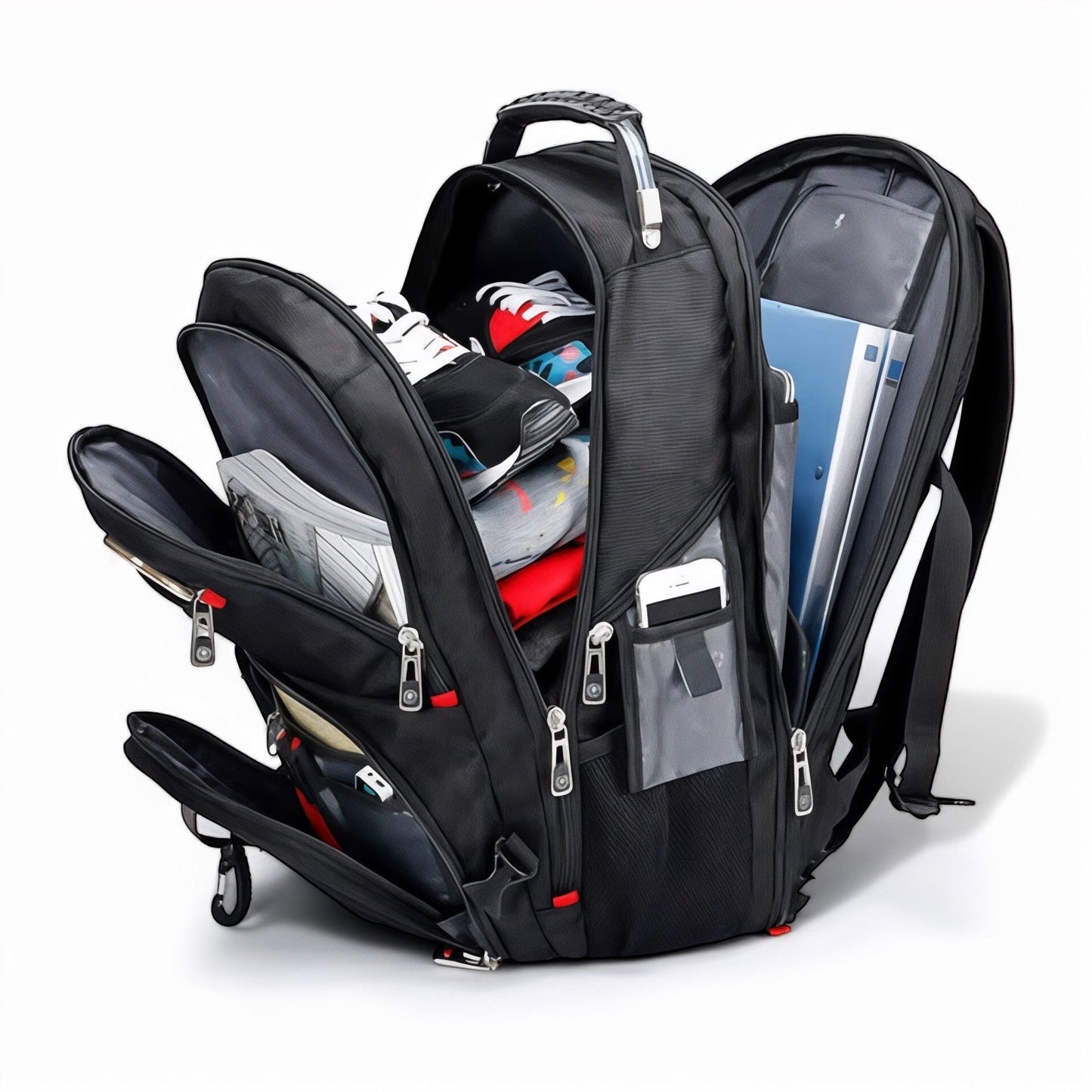 Marcherelle™ – Unisex 35L waterdichte reisrugzak met laptopvak 2