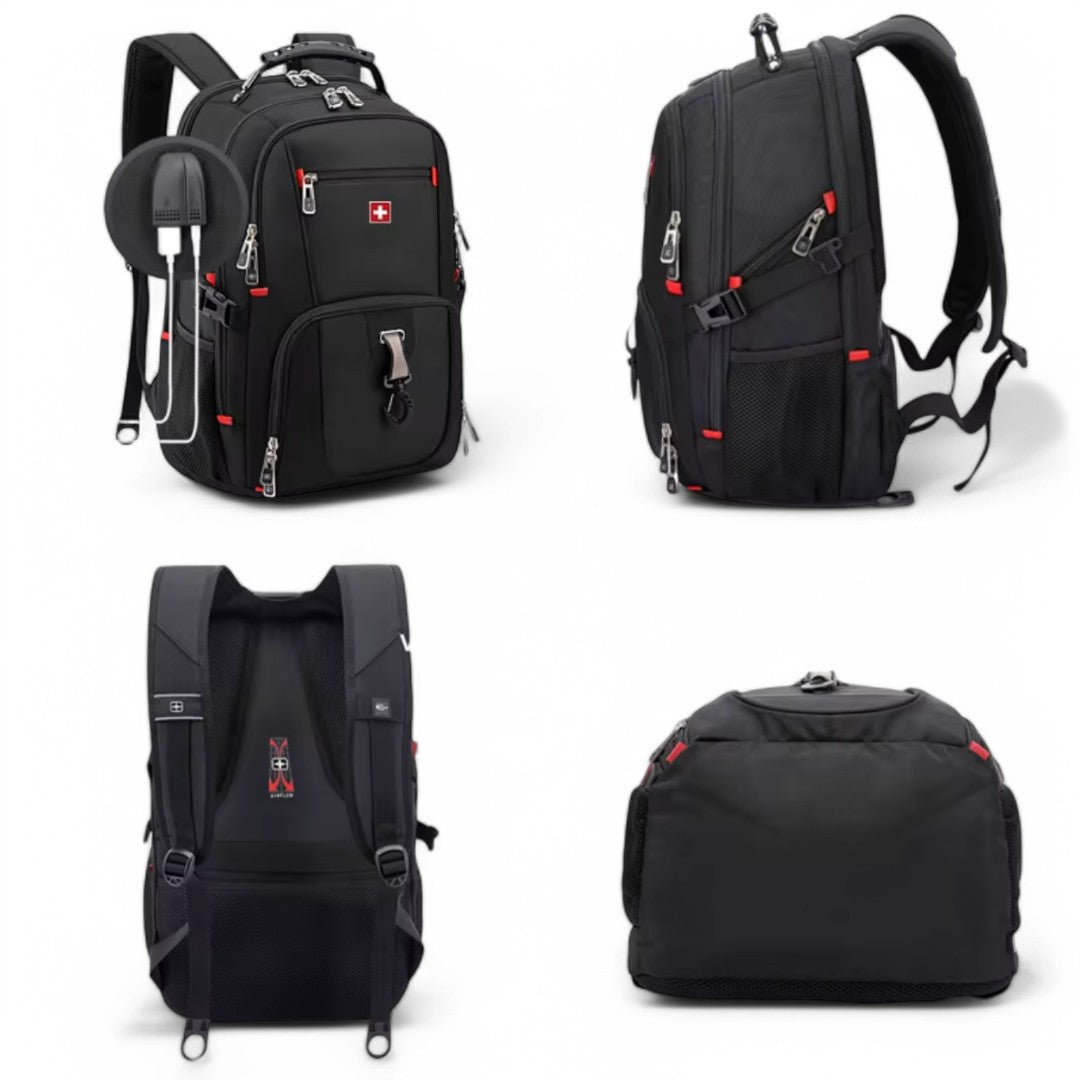 Marcherelle™ – Unisex 35L waterdichte reisrugzak met laptopvak 4