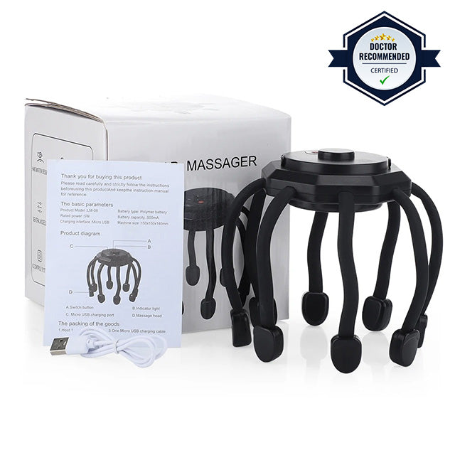 Hoofdmassager Luxe Ontspanning voor Hoofd en Hals