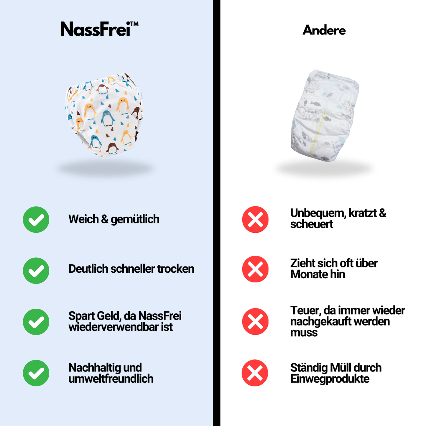 Luierbroekjes Natuurlijk Comfortabel voor Baby's