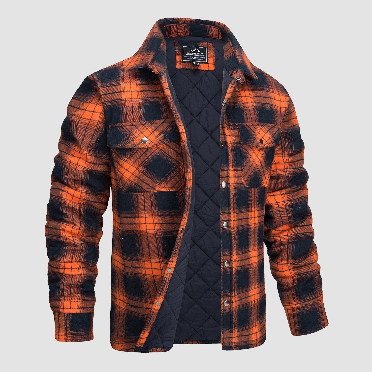 Heren Flanellen Overhemd Jas Warm en Comfortabel - Velinix