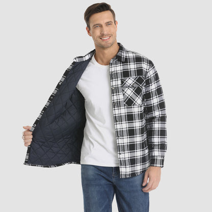 Heren Flanellen Overhemd Jas Warm en Comfortabel