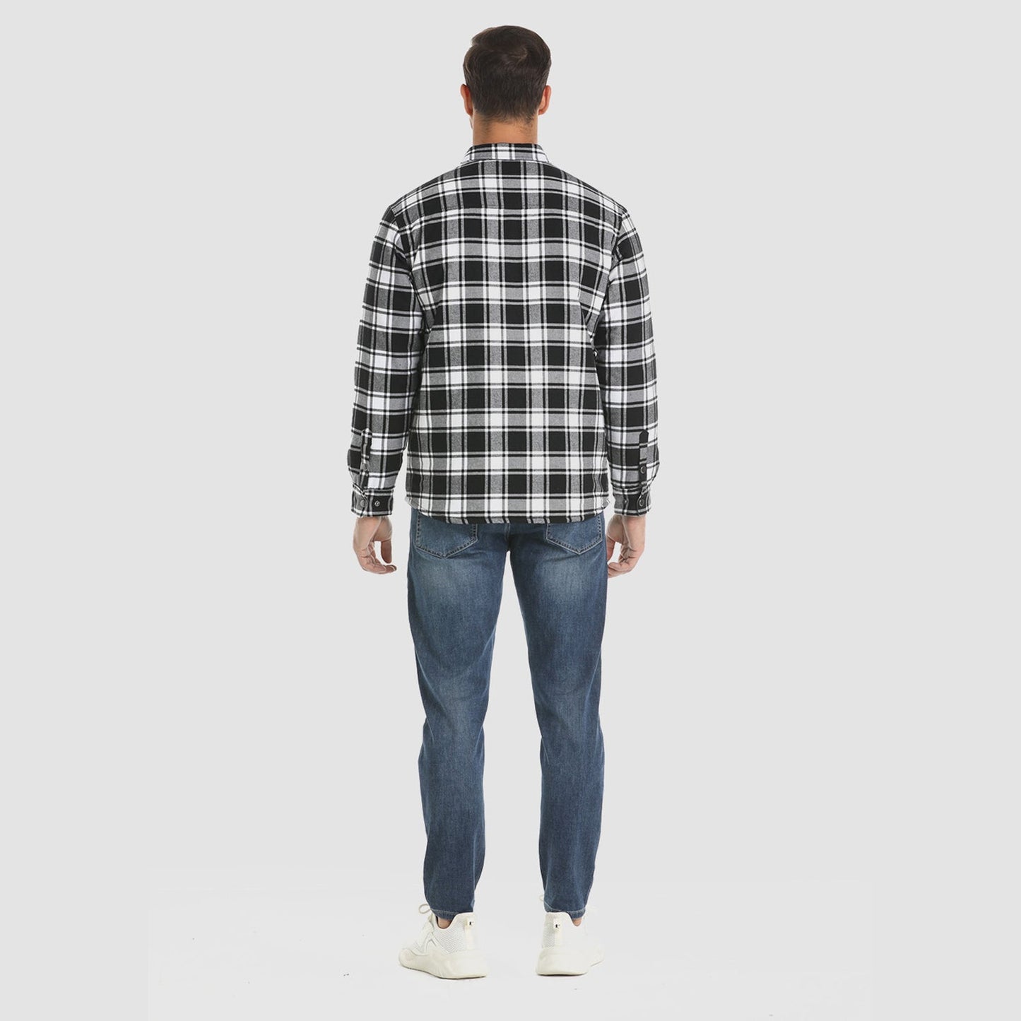 Heren Flanellen Overhemd Jas Warm en Comfortabel