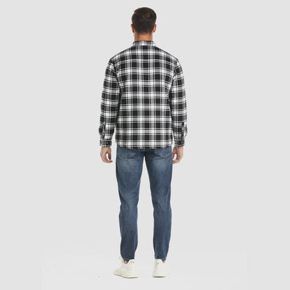 Heren Flanellen Overhemd Jas Warm en Comfortabel