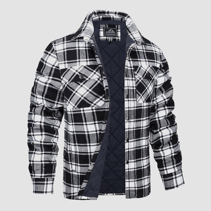 Heren Flanellen Overhemd Jas Warm en Comfortabel