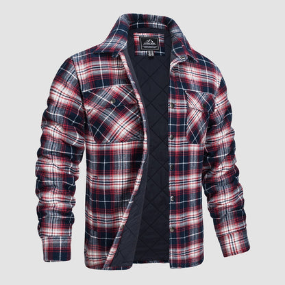 Heren Flanellen Overhemd Jas Warm en Comfortabel