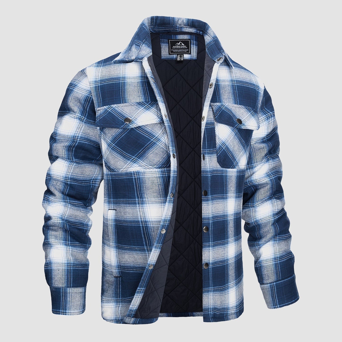 Heren Flanellen Overhemd Jas Warm en Comfortabel