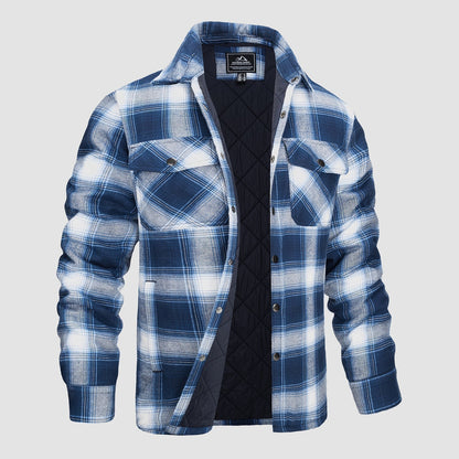 Heren Flanellen Overhemd Jas Warm en Comfortabel