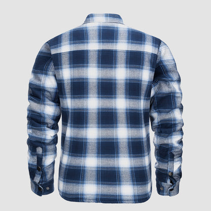 Heren Flanellen Overhemd Jas Warm en Comfortabel