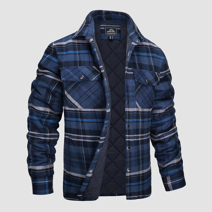 Heren Flanellen Overhemd Jas Warm en Comfortabel