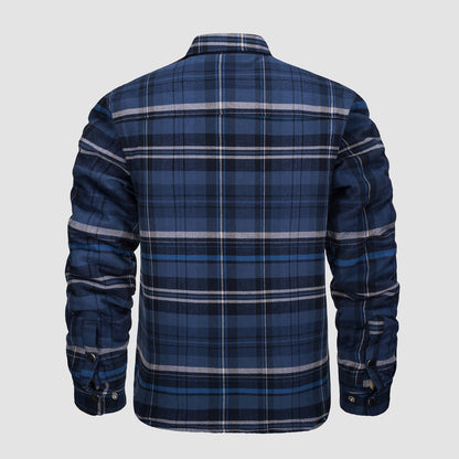 Heren Flanellen Overhemd Jas Warm en Comfortabel