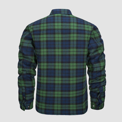 Heren Flanellen Overhemd Jas Warm en Comfortabel