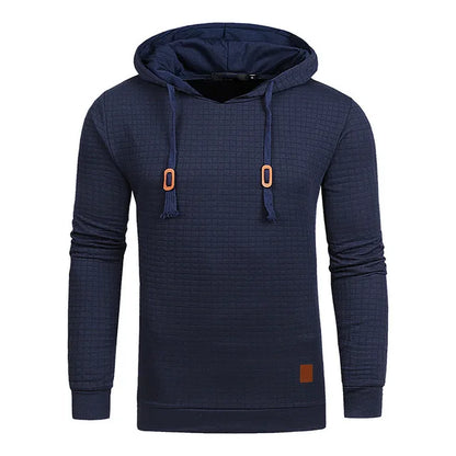 Męska ciepła bluza z kapturem, oversize, z zamkiem błyskawicznym 13