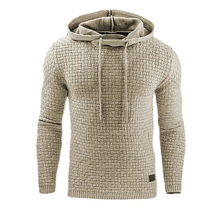 Heren Hoodie Warm en Zacht met Capuchon en Trekkoorden - Velinix