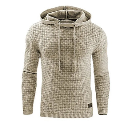 Heren Hoodie Warm en Zacht met Capuchon en Trekkoorden - Velinix