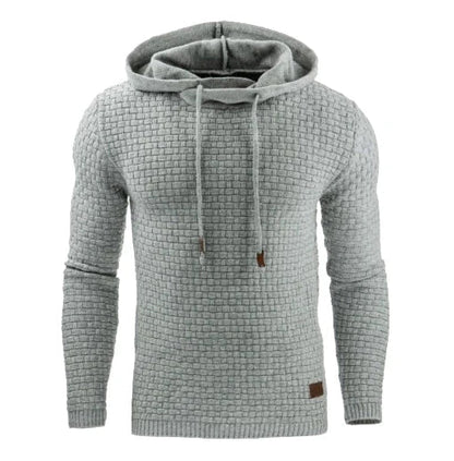Męska ciepła bluza z kapturem, oversize, z zamkiem błyskawicznym 9