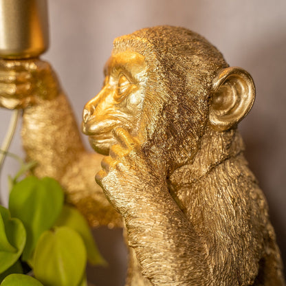 Gouden Tafellamp Uniek Design voor Sfeer en Stijl