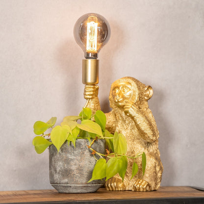 Gouden Tafellamp Uniek Design voor Sfeer en Stijl - Velinix