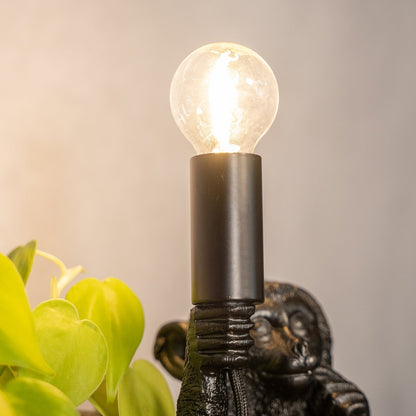 Tafellamp Aap Design Zwarte Luxe Uniek Sfeerlamp