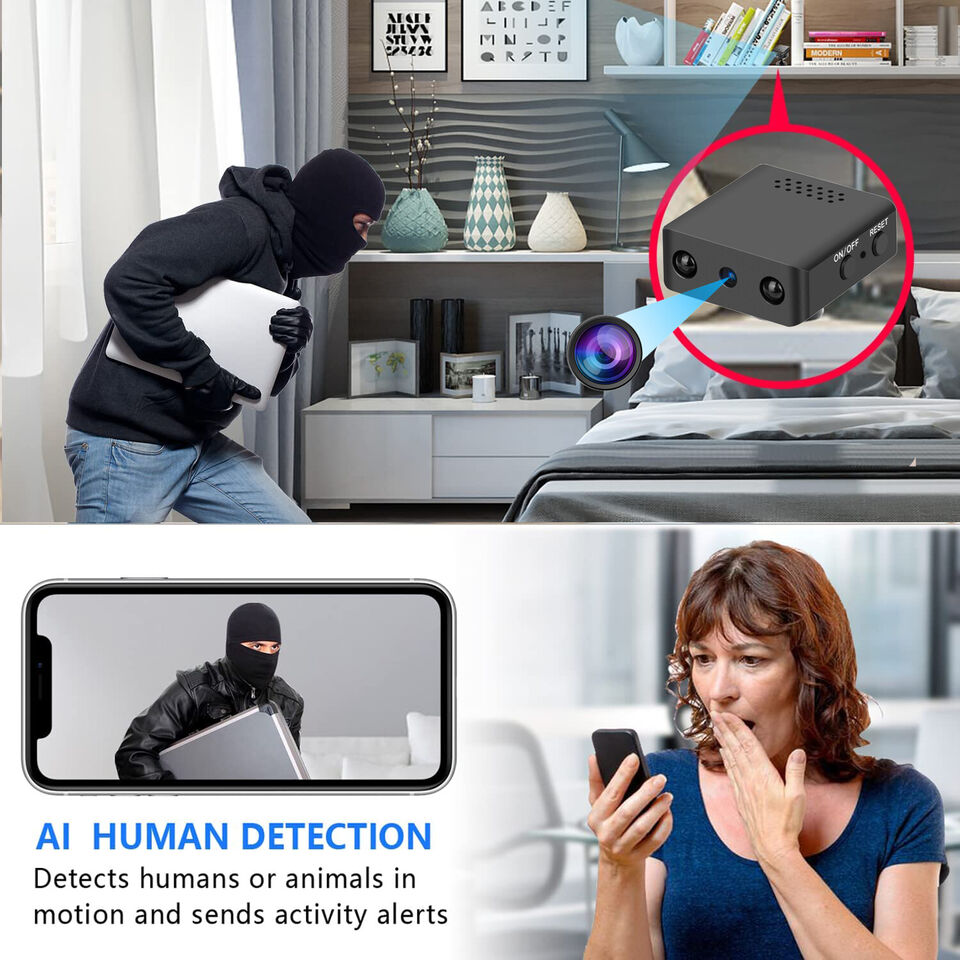 Micro HD camera – Compacte WiFi beveiligingscamera met nachtzicht & audio 5