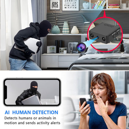 Micro HD camera – Compacte WiFi beveiligingscamera met nachtzicht & audio 5
