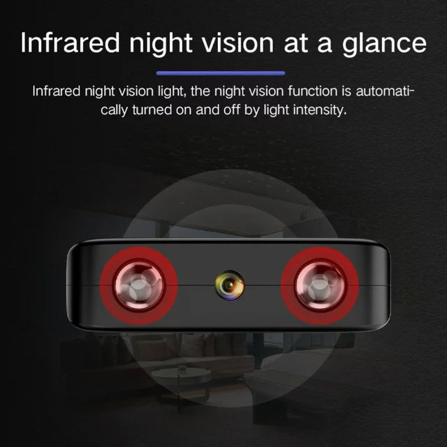 Micro HD camera – Compacte WiFi beveiligingscamera met nachtzicht & audio 6