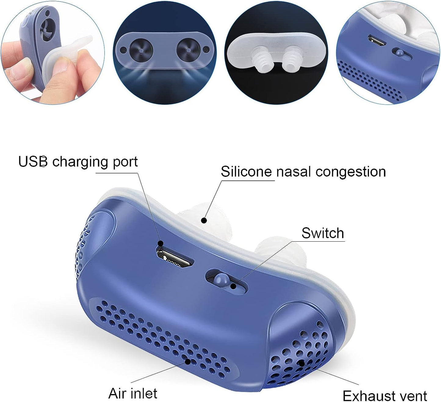 CPAP Apparaat Zonder Masker Stil en Compact